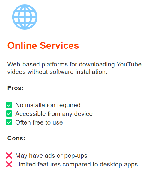 Types of YouTube Video Downloaders